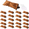 GONGKANGYUAN 20 Pack Satin Shoe Bags for Travel, Drawstring Shoe Storage Bags for Men and Women, Dustproof Moisture-Proof Shoe Pouches for Packing & Organizing Shoes