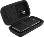 khanka Travel Case for Anker Power Bank, 20,000mAh Portable Charger,Case Only (Black)