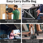 Apenze Small Gym Bag 14 inch lightweight Carry On Mini Duffel Bag for Travel Sport - Dark Grey