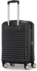 American Tourister Stratum 3.0 Carry-On Spinner, Airline Approved, Durable Hardside Luggage, Expands 1.5", RightHeight™ Adjustable Handle, Black