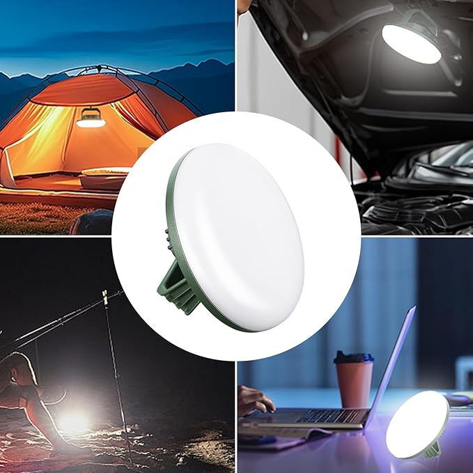 VAVOFO 42W 4000LM LED Camping Lantern Rechargeable, 10,000mAh Camping Lights, 3 Lighting Modes, IP65 Waterproof Flashlight , Portable Tent Light with Magnetic Base for Emergencies & Holiday Fun