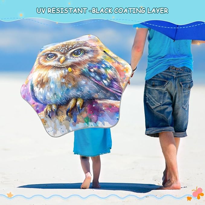 ALAZA Kids Umbrella Stick Umbrellas Cute Umbrella for Boys Girls Toddler UV/Sun Rain Windproof