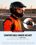 Motorcycle Ear Plugs for Wind Noise Reduction, 2 Pairs Reusable Motorcycle Accessories - Moto Earplugs, Soft Comfortable Hearing Protection for Motorbike, Touring, Racing, Riding - 25dB, Biker Gifts