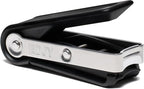 EDJY Fingernail Cutter - Precision Stainless Steel Nail Cutter for Fingernails | Sharp Blade, Ergonomic Design, Durable & Rust-Resistant | Ideal for Men and Women | Black