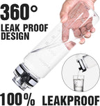 OLDLEY Water Bottle, 32oz Motivational Sports Water Bottle with Time Marker - Times to Drink - Tritan, BPA Free, Wide Mouth Leakproof, Anniversary Birthday Gifts for Men Women, Capacity Clear