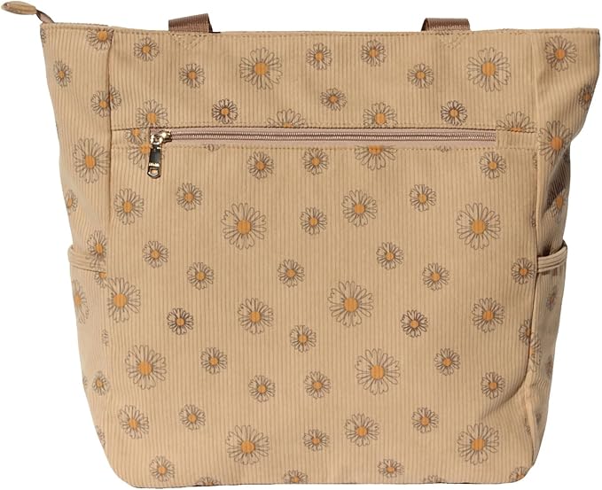 Original Floral Water Resistant Large Tote Bag Shoulder Bag for Gym Beach Travel Daily Bags Upgraded