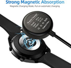 2 Pack for Samsung Galaxy Watch Charger Compatible with Galaxy Watch 8/8 Classic/7/Ultra/6/6 Classic/5/5 Pro/4/4 Classic/3/Active 2/Active USB-C Magnetic Charging Dock Accessories 3.3FT
