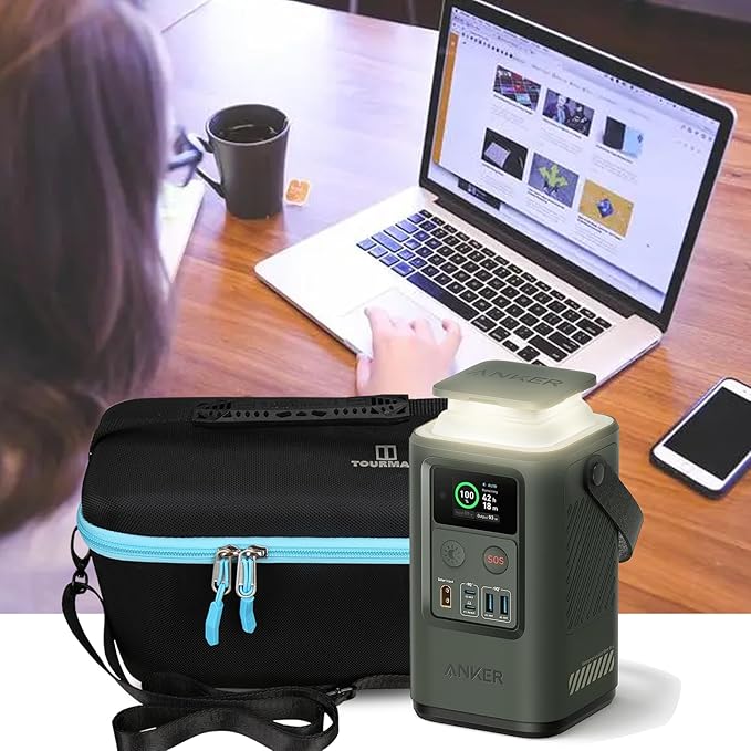 Tourmate Hard Storage Case for Anker PowerCore Reserve 192Wh Power Bank 60,000mAh LiFePO4 Portable Charger 60W Portable Power (Case Only)