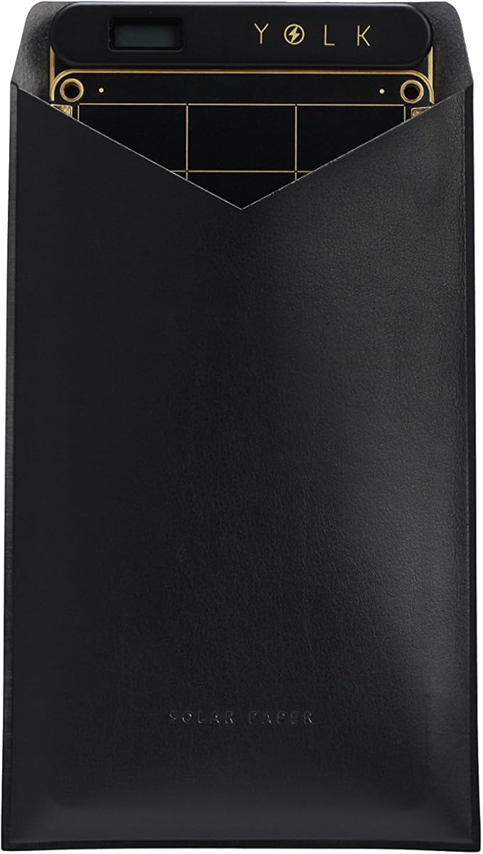 Solar Paper + Pouch, Paper-Thin and Light Portable Solar Charger with Ultra-High-Efficiency (5W)