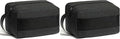 Vorspack Toiletry Bag for Men - Water Resistant Travel Bag for Toiletries, Bathroom Essentials, Travel Accessories, Gifts - Grey (Pack of 2)