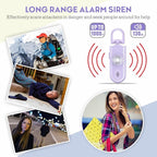 Safe Sound Personal Safety Alarm for Women, 130 dB Loud Siren with SOS Strobe Light, Flashlight, Safety Alarm Key Chain Helps Girls, Men, Children, Elders Emergency Call