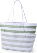 KALIDI Beach Tote Bag Women Large Waterproof Sandproof Shoulder Handbag Packable Grocery Bag Hobo Purse for Picnic Vacation