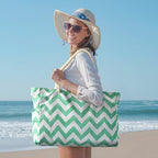 Becokan Beach Bags for Women Large Waterproof Beach Tote Bag Zipper Beach Bags Waterproof Sandproof Swim Pool Bag Large Tote