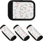 Qilmy Fresh Style Floral Fragments Luggage Handle Wrap 2Pack Luggage Identifiers Tag Comfort Handle Grips Cover for Stroller Suitcase Bag Airplane Travel Accessories1502
