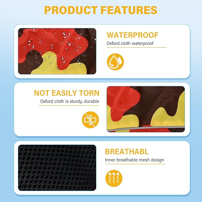 Automatic Inflatable Belt Pack Water Sports Jacket Waist Belt PFD for SUP Paddleboarding Fishing Boating Kayaking（fit 80-330 lbs） (Red camouflage)