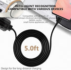 Fast Car Charger Android USB Type C Charging Cable Cord fit for TCL Flip Pro, Alcatel Go Flip 4, Cricket Icon 2/3 Icon 4, Ovation 2,Sonim XP8, Jitterbug Smart 3 Smart 4,Moto,Samsung,IPhone 15,LG Phone