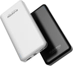 2 Pack Portable Charger, Slimmer 10000mAh Power Bank, USB C in&Out Fast Charging Battery Pack, External Portable Power Bank for iPhone 16 15 14 13 12 Tablet Headphones Samsung S23 S22 Pixel etc