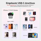 iWALK Portable Charger for iPhone 17/16/15 USB-C Small Power Bank 20W 4,500mAh Fast Charging Battery Pack Compatible with iPhone 15/16/16/17 Plus/17 Pro/17 Pro Max, Samsung Galaxy S25/S24/S23 Android