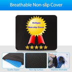 Hvllyan Gel Seat Cushion for Long Sitting (Thick & Extra Large), Gel Cushion for Wheelchair Soft, Chair Cushion, Car Seat Cushion Breathable, for Office Chair for Hip Pain