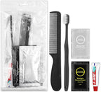 Toiletry Kits Disposable Travel Size Personal Hygiene Kits for Homeless Care Package Supplies in Bulk Toiletries Set Essential Women Men Hotel Guest Charity,Camping,Travel, Apartment 5 in 1(20 Pack)