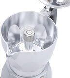 Electric Mocha Pot, 3 Cup Aluminum Machine Portable Electric Italian Cuban Coffee Maker with Detachable Base, Mocha Maker for Home Travel Office (Silver)