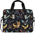 MNSRUU Laptop Bag for 15.6 inch Black Gothic Bats