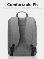 Lenovo Casual Laptop Backpack B210 - 15.6 inch - Padded Laptop/Tablet Compartment - Durable and Water-Repellent Fabric - Lightweight - Grey