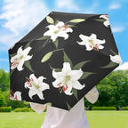 Cowboy Boots Pattern Umbrellas for Rain Windproof Small Folding Compact Mini Travel Umbrella for Purse Lightweight Portable Pocket for Women