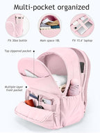 Uselike Travel Backpack for Women, 15.6 Inch Laptop Backpack, Quilted College Bookbag, Cute Work Backpacks, Water Resistant