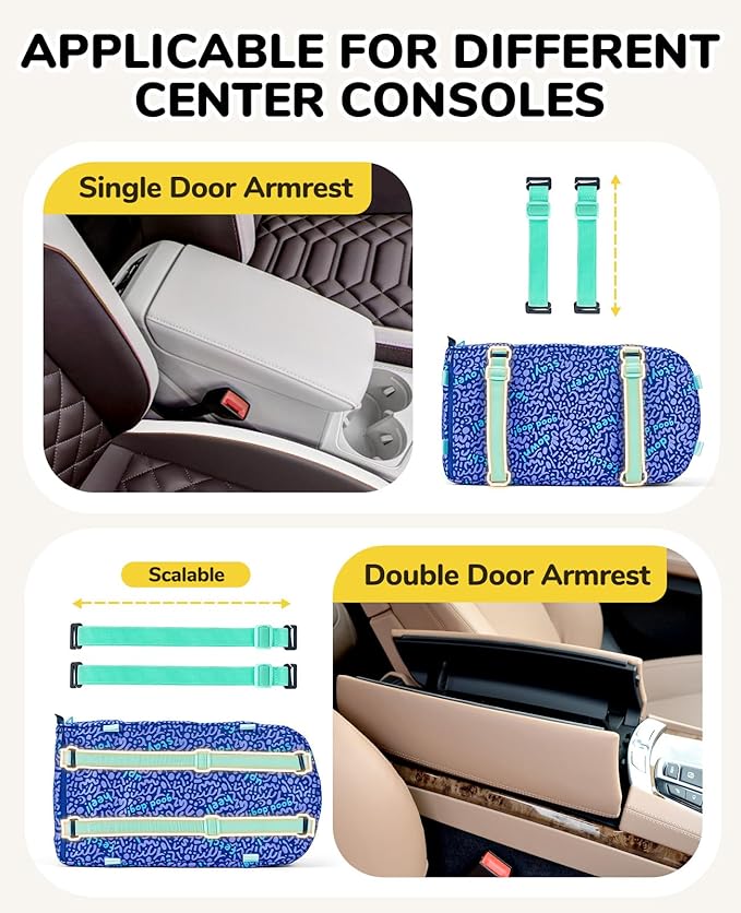 BurgeonNest Center Console Dog Car Seat for Small Dogs, Puppy Cat Car Seat Booster with Soft Cushion Safety Belt, Seats Safe & Cozy Metal Frame Armrest Dog Booster Pet Under 11 lbs (Word)