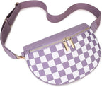 Eslcorri Small Crossbody Sling Bag for Women Trendy - Fanny Packs Leather Chest Belt Bum Bag Anti Theft Purse for Travel