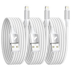 iPhone Charger [Apple MFi Certified] Lightning Cable 3Pack 6FT iPhone Charger Cord Fast Charging USB Lightning Cable Braided iPhone Charging Cord for iPhone 14 13 12 11 Pro Max XR XS X 8 7 6 Plus SE