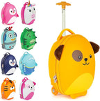 boppi - Children's Suitcase - Tiny Trekker Children's Trolley Suitcase - Boys & Girls Suitcase - Suitable as Cabin Luggage - 17 L