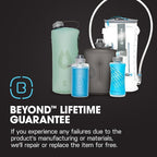 HydraPak Breakaway Surge Lightweight Bike Water Bottle 2-Pack (20oz, 25oz, 30oz) - High Flow, Cycling & Sports Squeeze Bottle