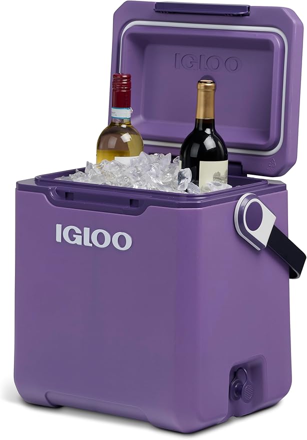 Igloo Tag Along Too Coolers | Insulated Hard Shell Picnic Style Cooler | Rolling Ice Chest