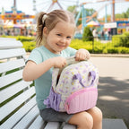 GAGAKU Toddler Backpack for Girls 2-4 years Kids Mini Backpacks Cartoon Breathable Comfortable Preschool Daypack for School Travel Lightwieght Bag - Butterfly
