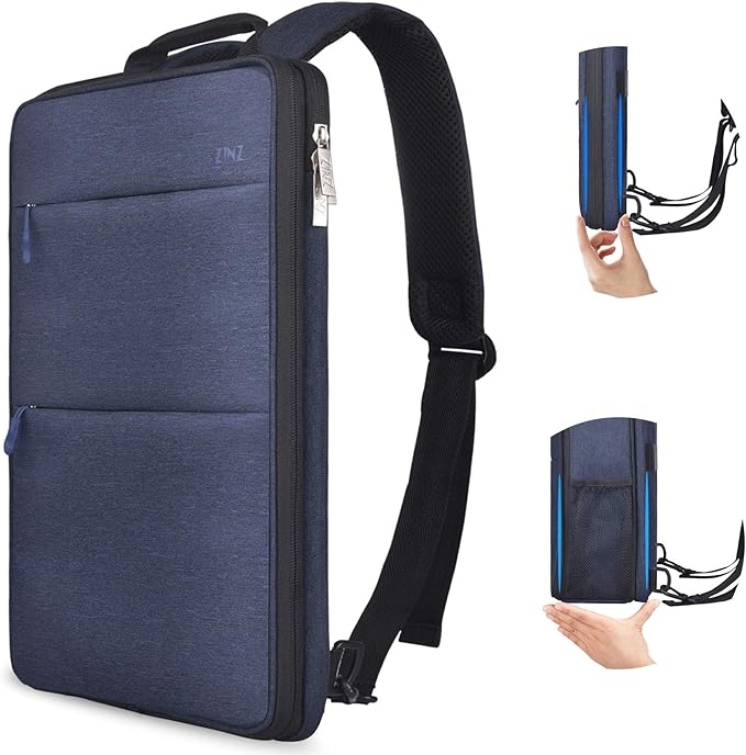 ZINZ Slim & Expandable Laptop Backpack 15 15.6 16 Inch Case, Water Resistant Travel Backpack Compatible with MacBook Pro/Neo 16" 15", Dell XPS 15 16 and Most 15" 15.6" 16" Notebooks，B01L01