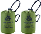 Emergency Sleeping Bag Survival Bivy Sack Use as Emergency Blanket Lightweight Survival Gear for Outdoor Hiking Camping Keep Warm After Earthquakes, Hurricanes and Other disasters