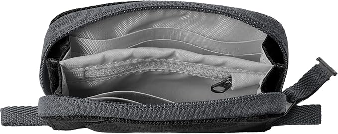 Eagle Creek Stash RFID Wallet – Slim Travel Wallet with RFID Blocking – Secure Passport, Cards & Cash – Lightweight, Water-Resistant Nylon – Zipper Closure – Unisex Design - Black