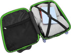 Bioworld Minecraft Creeper 2-Pack Carry On Luggage Set