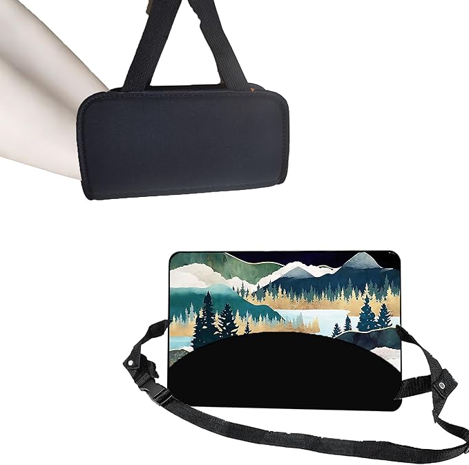 Foot Hammock for Plane Travel Essentials Relax Your Foot Rest for Airplane Gadgets Adustable Airplane Travel Accessories for Flight Essentials (Forest)