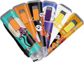 EverBrite 6-Pack LED Flashlights Halloween Gifts, Mini Flash Lights Handheld Torch with Lanyard, 18 AAA Batteries Included, Mixed Color
