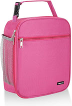 Lovoeo Lunch box Lunch bag for men women Insulated Lunchbox Lunch bags for Work Picnic Travel(Rose red)