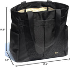 ESVAN Original Floral Tote Bag Large Shoulder Bag with Multi Pockets for Gym Travel Beach Daily Bags