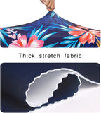 WUJIAONIAO Travel Luggage Cover Baggage Suitcase Cover Protector Skins 18-32 Inch (Flower, M (for 22-24 inch luggage))
