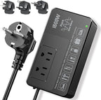 HYTED 1600W 220V to 110V Voltage Converter, Power Any American Appliances in 220-250V, Plug & Play, No Limitations, Universal Power Plug Adapter Voltage Converter US to Europe International Travel