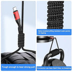 Durcord USB C Charger Cable, Upgarded 2Pack 6ft USB Fast ChargingType C Charging Cord Cable, Type C Charger Premium Nylon Braided USB Cable Compatible with iPhone 15 Pro/Plus/Max/Android/Phone/Pad-Red