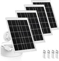 4 Pack 8W Solar Panel Charger Compatible with Arlo Essential Solar Panel Charger (2nd Generation, Arlo Essential Outdoor Camera & Essential Outdoor XL Camera 2nd Generation VMA6600，Pro 2K 6th Gen 2025