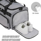 MAXTOP Gym Bag for Women Men Travel Duffle Bag Large Capacity Carry On Weekender Overnight Bag With Shoe Compartment Gym Tote Dry Wet Separation Duffel Bag for Travel
