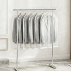 Dntorx 12 Pack Garment Bags 60 * 100cm, 40in PEVA Translucent Garment Covers, Suit Storage Bags, Dress Organizer Bags Used To Protect Shirts, Winter Coats, Jackets（White Edge）